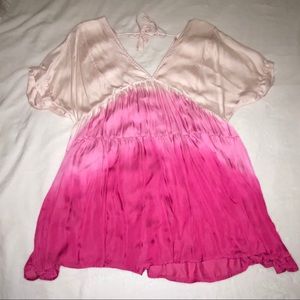 Free People pink ombré tunic / dress